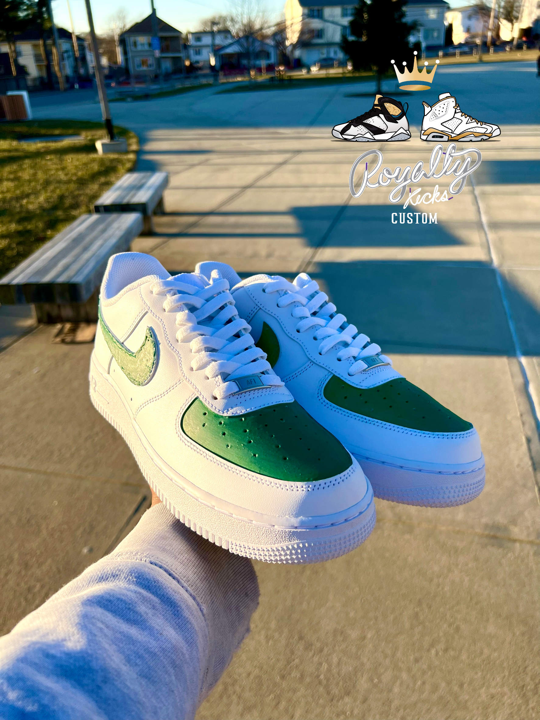 Colour Changing LV Custom Air Force 1