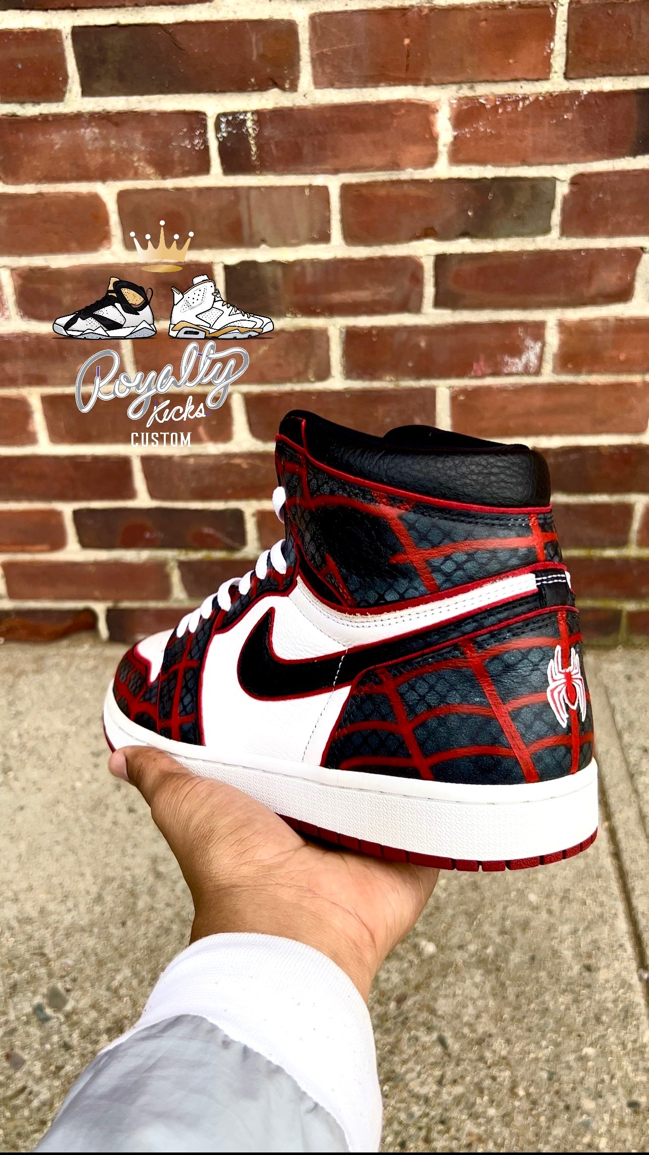 Jordan 1 discount retro miles morales