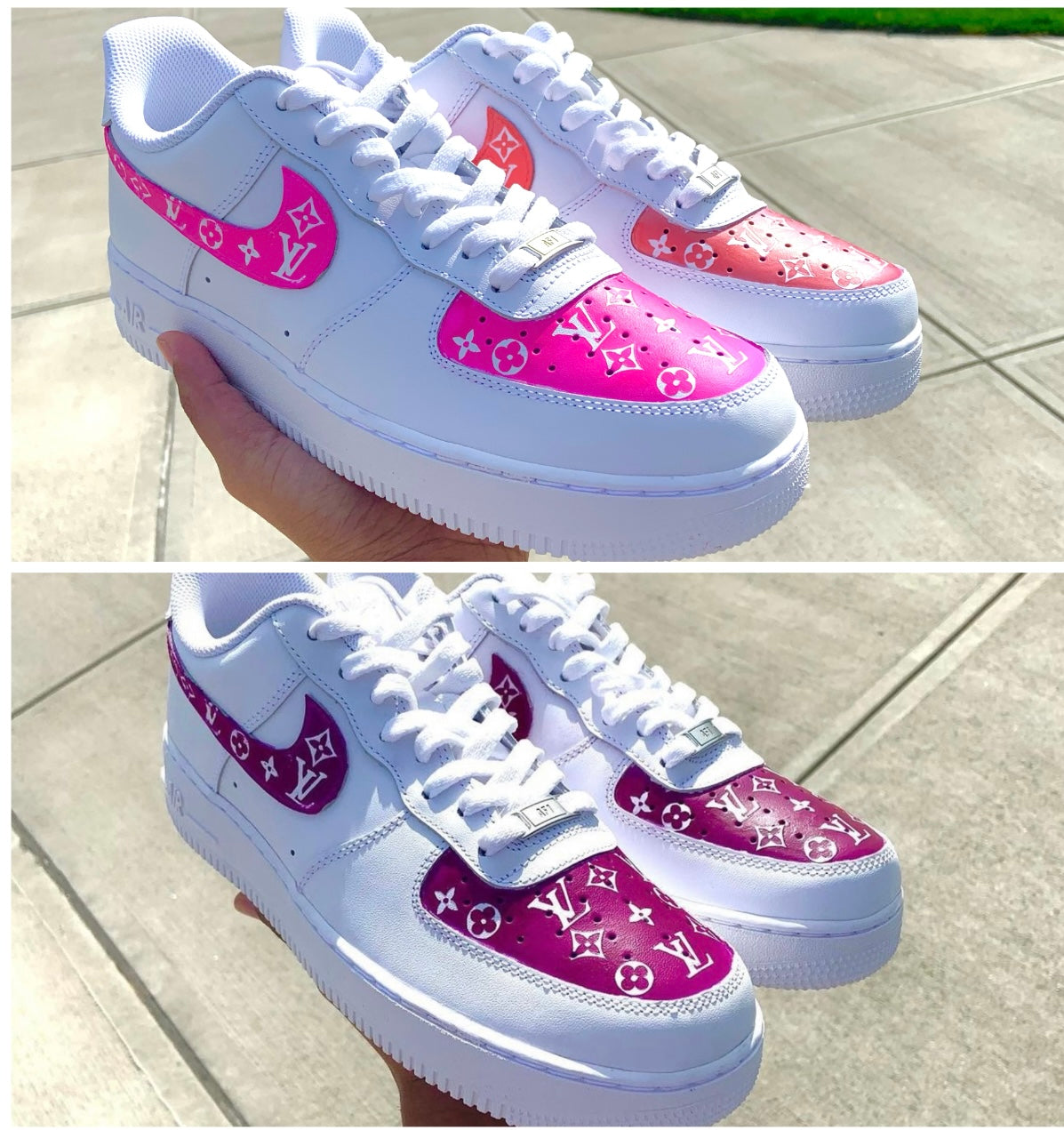 Colour Changing LV Custom Air Force 1
